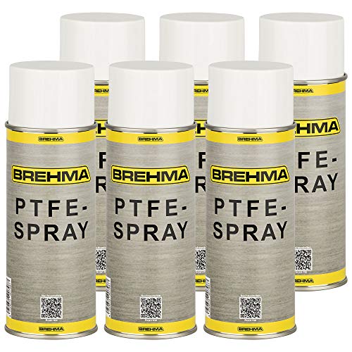 6x BREHMA PTFE Spray Kriechöl Schmiermittel Trockenschmierung 400ml von BREHMA
