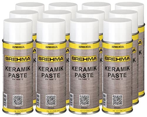 BREHMA 12x Keramikpaste Spray 400ml Keramikpastenspray bis 1400° C BREHMA 12x Keramikpaste Spray 400ml Keramikpastenspray bis 1400° C von BREHMA