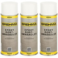 Brehma - 3x Epoxy Rostumwandler 400ml Spraydose Rostentferner Rostschutz von BREHMA