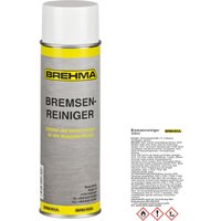 Brehma - Bremsenreiniger 500ml Teilereiniger Entfetter Sprühdose von BREHMA