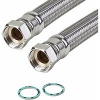 Bremboflex - Edelstahl Panzerschlauch 1 1/4' 5/4' Zoll 150cm 1500mm DN32 von BREMBOFLEX