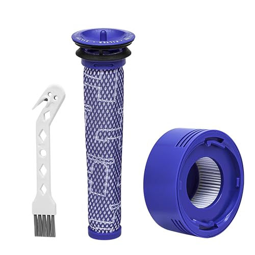 1 x Vorfilter-Kit und 1 x Nachfilter Ersatz für Dyso n V7, V8 Animal und V8 Absolute, ersetzt Teil # 965661-01 und 967478-01 - 2 Filter mit 1 Bürste 1 x Vorfilter-Kit und 1 x Nachfilter Ersatz für Dyso n V7, V8 Animal und V8 Absolute, ersetzt Teil # 965661-01 und 967478-01 - 2 Filter mit 1 Bürste von BRENSTEN