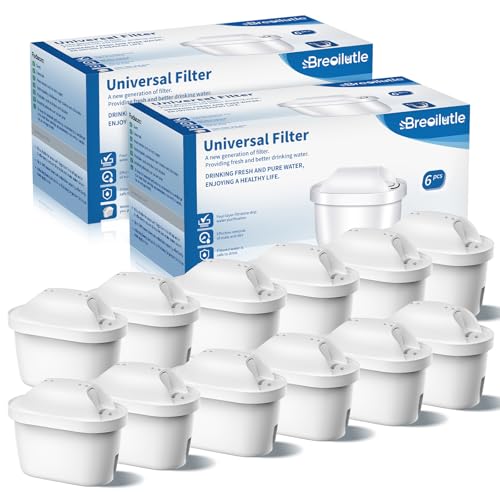 BREOILUTLE Wasserfilter kartuschen Ersatz für Brita® Marella® Kanne Wasserfilter, Filterkartuschen Kompatibel mit Brita® Maxtra+® Plus Maxtra Pro® All-in-1, Reduziert PFAS/PFOA/PFOS (12, 12-PCS) von BREOILUTLE