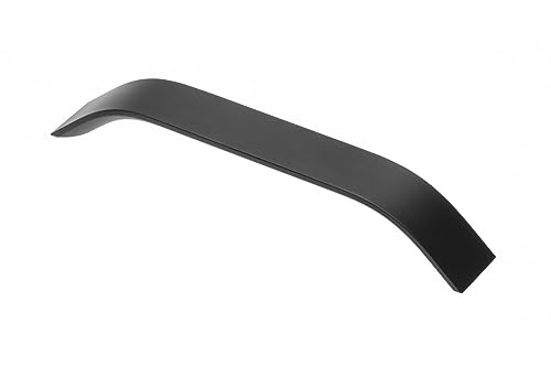 BRESKO Möbelgriffe Küchengriffe Griffe Möbelgriff Stangengriff Schrankgriffe Relinggriff Bügelgriff Schubladengriff UA-337 (1, Schwarz, Bohrabstand: 256 mm) von BRESKO