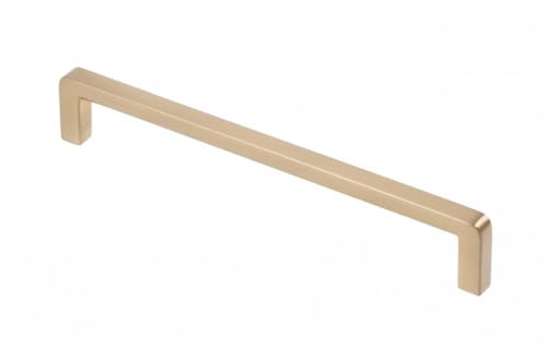 BRESKO 1-20 Stk Möbelgriffe Schrankgriffe Griffe Küchengriffe Stangengriffe Relinggriff Bügelgriff Schubladengriff Türgriff BAGIO (4, Champagner, Bohrabstand: 160 mm) von BRESKO