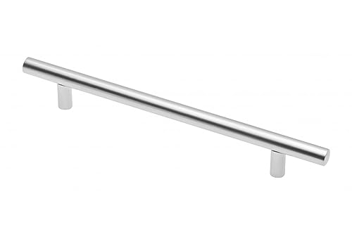 BRESKO 1-20 Stk Möbelgriffe Stangengriff Relinggriff Griff Schrankgriff Griffe Küchengriff Stahl RS (2, Aluminium, Bohrabstand: 256 mm) von BRESKO