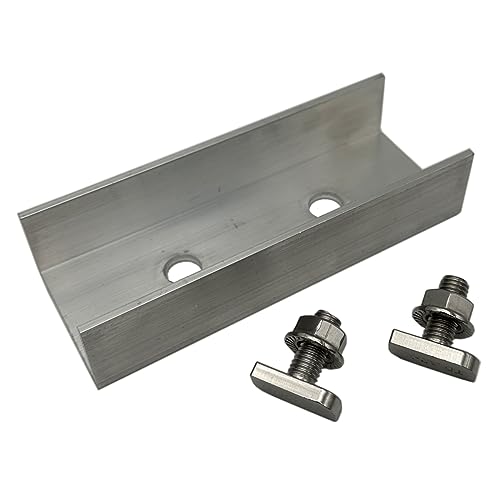 BRESKO Profilverbinder 120 mm für 40x40 mm Schiene mit Edelstahl Hammerkopfschrauben Flanschmutter Set Solar PV Schienenverbinder Photovoltaik 50x Verbinder 100x Schrauben BRESKO Profilverbinder 120 mm für 40x40 mm Schiene mit Edelstahl Hammerkopfschrauben Flanschmutter Set Solar PV Schienenverbinder Photovoltaik 50x Verbinder 100x Schrauben von BRESKO