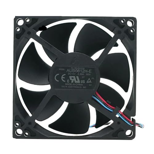 1 Stück AUB0812H-E ROO 12 V 0,3 A 80 mm 3-Draht-Projektor-Axial-Lüfter 3000 U/min 35 CFM von BRHJJQPP