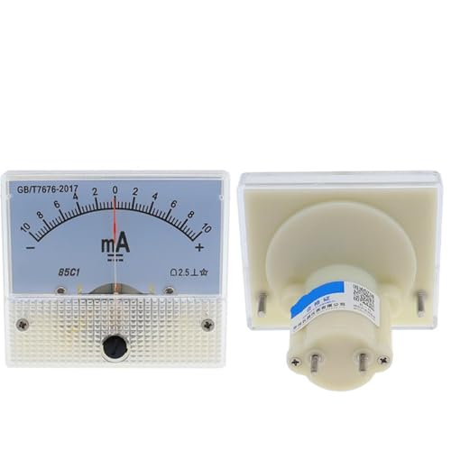 1 Stücke 85C1 Milliamperemeter Das positive und negative Amperemeter Analog Panel Meter Amp Meter Gauge ±1MA±2MA±3MA±5MA±10MA±20MA±30MA±50MA Etc(-2mA to 2mA) von BRHJJQPP