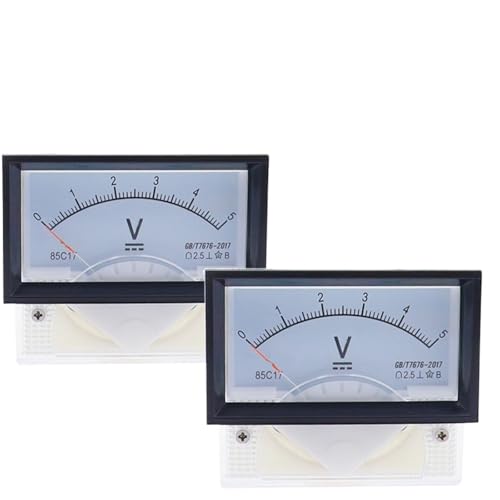 1 Stücke 85C17 5 V 10 V 15 V 20 V 30 V 50 V 100 V 250 V 300 V 450 V 100 0 V Panel Meter Voltmeter for Spannungsprüfung(20V) von BRHJJQPP