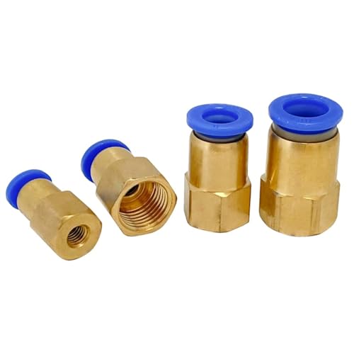 1 Stücke PCF Schlauchanschluss Luftanschluss 4-12 Mm Außengewinde Bsp 1/4 "1/2" 1/8 "3/8" Nippel Messing Schnellkupplung Pneumatische Armaturen (Color : PCF12-03) von BRHJJQPP