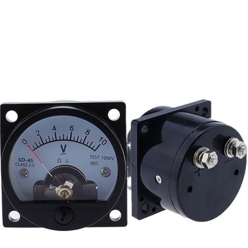 1 Stücke SO-45 Analogvoltmeter 1V2V3V5V10V15V20V30V40V50V100V150V200V250V300V400V450V500V Spannungspanelmeter(DC 50V) von BRHJJQPP