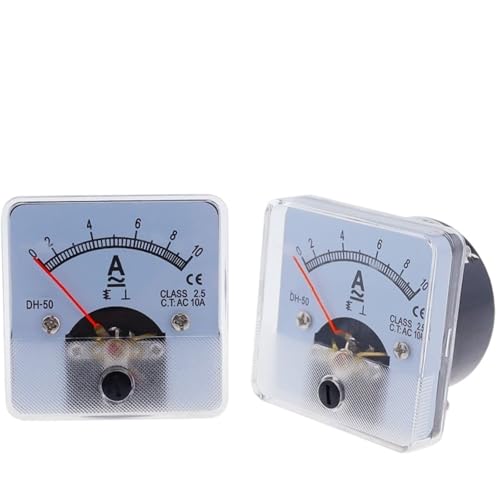 1 stücke DH-50 Amperemeter AC Zeiger Meter 1A 2A 3A 5A 10A 20A DH50 Voltmeter(AC 150(5A)) von BRHJJQPP