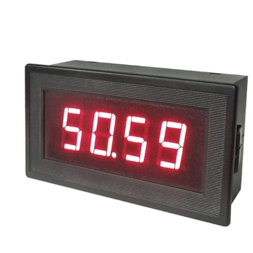 BRHJJQPP 1 Stücke YB5140FT Drehzahlmesser RPM Digital Manometer Frequenzmesser for Motor HZ 10 kHz Mit Summer Relais Alarmausgang 24 V LED Geschwindigkeitsmessung(Relay with Switch,PW DC5V Blue) von BRHJJQPP