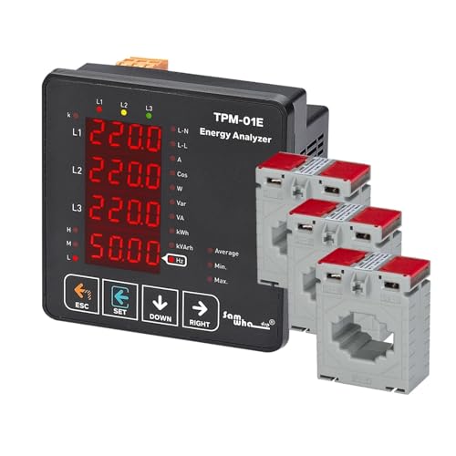 TPM-01E Energieanalysator-Multimeter 3P&4W (Color : 3CT 50A) von BRHJJQPP
