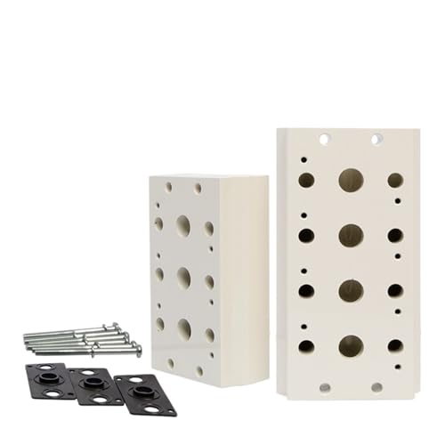 Verteiler-Busplatte 4V210 Ventilinsel 200M-2F-3F-4F-20F Busbasis 100M 300M 400M(2F,200M) von BRHJJQPP