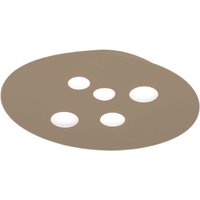 Deckenleuchte Luna Taubengrau Ø60x50 cm – 5xGX53 max. 8W, IP20, modernes Design, Leuchtmittel nicht inkl. von BRICO DEA
