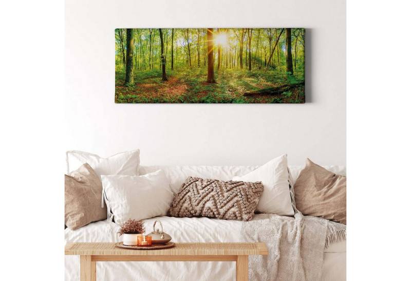 BRICOFLOR Vinyltapete, Holzstruktur, (0,4, 1 St), Leinwand von BRICOFLOR