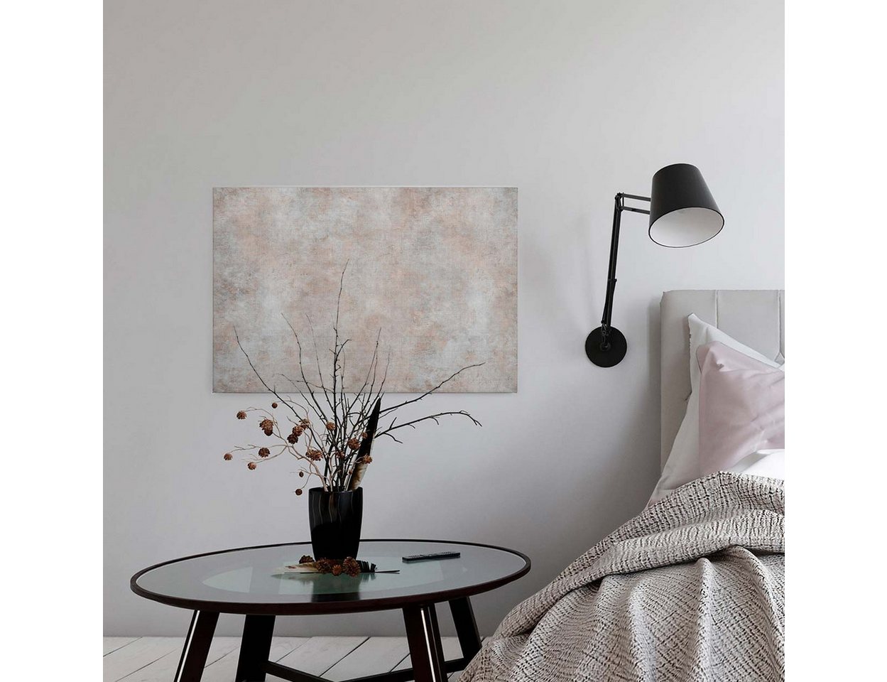 BRICOFLOR Vinyltapete, Holzstruktur, (0,6, 1 St), Leinwand von BRICOFLOR