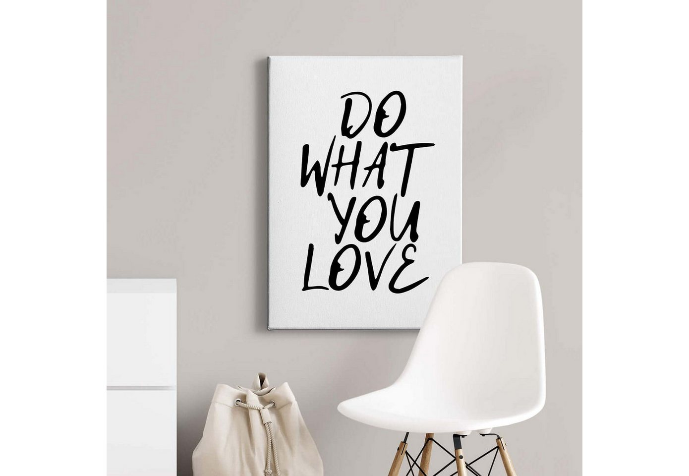 BRICOFLOR Vinyltapete, Holzstruktur, (0,7, 1 St), Leinwand von BRICOFLOR