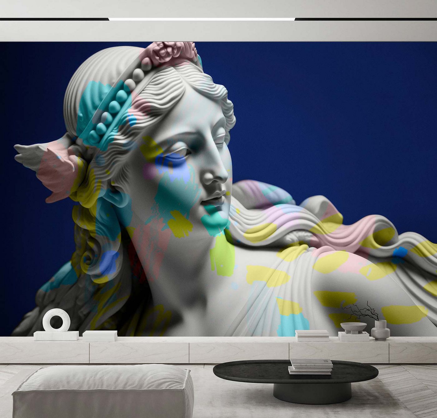 BRICOFLOR Vinyltapete, Holzstruktur, (1 St), Photomural von BRICOFLOR