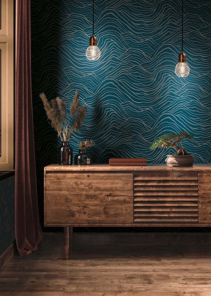 BRICOFLOR Vinyltapete A.S. Création Jade 2, Holzstruktur, (0,53, 1 St), Wallpaper von BRICOFLOR