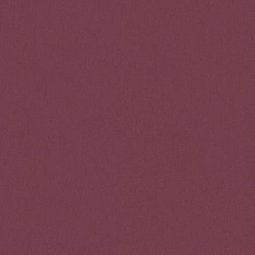 Bordeaux rote Vliestapete | Elegante Schlafzimmer und Wohnzimmer Tapete in Weinrot | Einfarbige Wandtapete in Textiloptik von BRICOFLOR