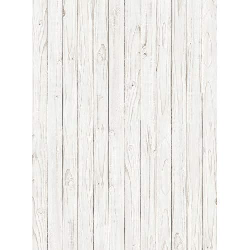 Bretterwand Tapete weiß | Vlies Fototapete in Holzoptik ideal für Küche im Landhausstil | 3D Holz Tapete mit Bretter Design für Schlafzimmer Bretterwand Tapete weiß | Vlies Fototapete in Holzoptik ideal für Küche im Landhausstil | 3D Holz Tapete mit Bretter Design für Schlafzimmer von BRICOFLOR
