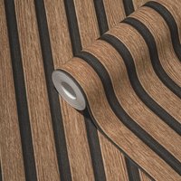 Bricoflor - a.s. Creation PintWalls ii 391098 Vliestapete 10.05 x 0.53 m Braun Streifentapete Holzoptik Bricoflor - a.s. Creation PintWalls ii 391098 Vliestapete 10.05 x 0.53 m Braun Streifentapete Holzoptik von BRICOFLOR