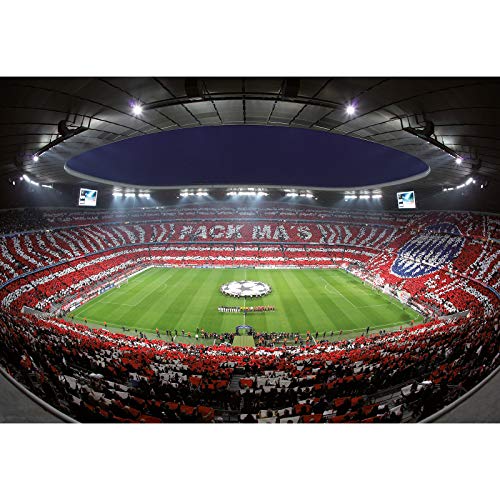 Designwalls 2.0 | FCB Pack Mas DD118845 | Fußball Tapete für Schlafzimmer | Papier Tapete Rot Grün - 3,66 m x 2,54 m Designwalls 2.0 | FCB Pack Mas DD118845 | Fußball Tapete für Schlafzimmer | Papier Tapete Rot Grün - 3,66 m x 2,54 m von BRICOFLOR