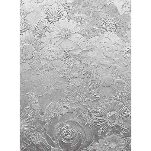 Designwalls 2.0 | Silver Flowers DD119141 | Blumen Tapete für Wohnzimmer Wohnzimmer | Vlies Tapete Grau - 1,92 m x 2,6 m Designwalls 2.0 | Silver Flowers DD119141 | Blumen Tapete für Wohnzimmer Wohnzimmer | Vlies Tapete Grau - 1,92 m x 2,6 m von BRICOFLOR