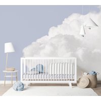 Fototapete | Clouds Wolken Tapete Wolkenmotiv Himmel Natur Schlafzimmer-, Wohnzimmer-, Flurtapete 3, 50 M X 2, 55 von BRICOFLOR