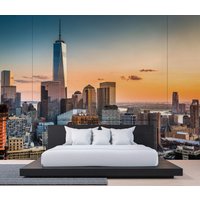 Fototapete | Manhattan Skyline Architektur & Gebäude Städte Schlafzimmer-, Wohnzimmer-, Flurtapete 3, 50 M X 2, 55 von BRICOFLOR