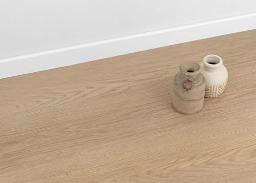 Klick Vinylboden Eiche Natur Rigid Vinyl in Holzoptik hell ideal für Wohnzimmer und Flur SPC Designboden modern Klick Vinylboden Eiche Natur Rigid Vinyl in Holzoptik hell ideal für Wohnzimmer und Flur SPC Designboden modern von BRICOFLOR