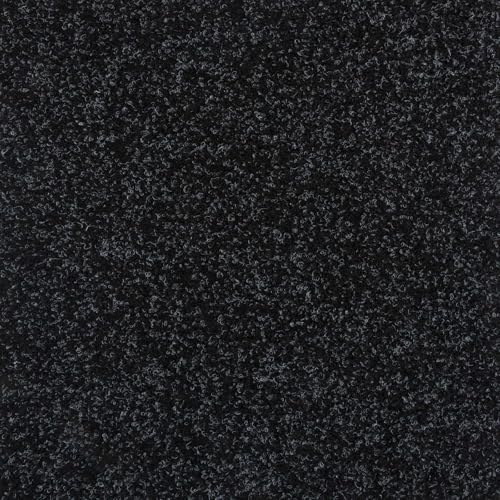 Nadelfilz Teppichfliesen für Messe und Büro Teppichfliesen 50x50 selbstliegend in Schwarz ideal als Messeteppich Schatex Filzfliesen in 50x50 cm (4 Fliesen = 1 m², Schwarz) von BRICOFLOR