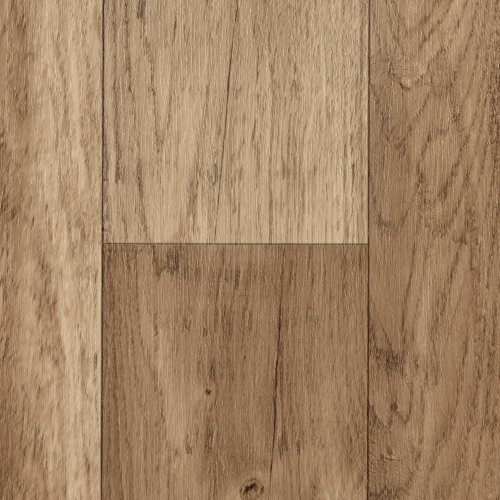 PVC Bodenbelag Meterware Holzoptik braun CV Belag in Eichenoptik ideal für Wohnzimmer und Schlafzimmer Vinyl Meterware in 2 3 und 4 m Breite | Variante : 3m x 6m von BRICOFLOR