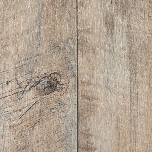 PVC Bodenbelag Meterware Holzoptik rustikal CV Belag Eiche ideal für Wohnzimmer und Kinderzimmer Vinyl Meterware in 200 und 400 cm Breite | Variante : 4m x 6m von BRICOFLOR