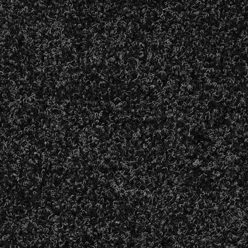 Rasenteppich schwarz Meterware Kunstrasen in 1,33 bis 4 m Breite Outdoor Rasenteppich mit Drainage Noppen für Balkon von BRICOFLOR
