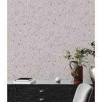 Tapete in Putzoptik Beige Grau Silber | Vliestapete Strukturtapete Metallic Mustertapete Wohnzimmer Schlafzimmer Küche 10, 05M X 0, 53M von BRICOFLOR