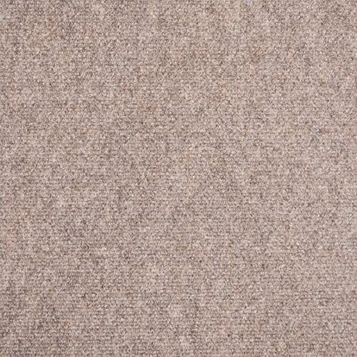 Teppichfliesen 50x50 selbstliegend Schatex Smartline Plus (4 Fliesen = 1m², 2001 Beige") von BRICOFLOR