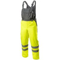 Arbeitshose Hogert Aich gelb, isoliert, Größe xl, kältebeständig und mit reflektierenden Details, ideal für Außenarbeiten. von BRICOLINE