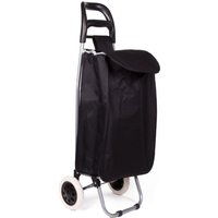 Bricoline - Benson Products Einkaufstrolley in Schwarz, belastbar bis 25 kg, 40 Liter Kapazität, mit 2 Rollen und Sicherheitsfach, ideal für den von BRICOLINE