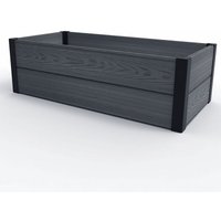 Bricoline - Keter Maple Garden Bed Ahorn Beeteinfassung, 106x50x32cm, Grau von BRICOLINE