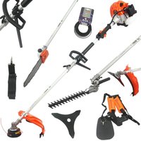 Bricoline - Multifunktionale 4-in-1-Benzin-Freischneider mit Unkrautschneider, Heckenschere und Astschere hoher, leistungsstarker Motor und einfacher Bricoline - Multifunktionale 4-in-1-Benzin-Freischneider mit Unkrautschneider, Heckenschere und Astschere hoher, leistungsstarker Motor und einfacher von BRICOLINE