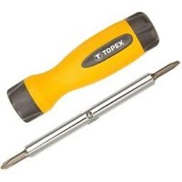 Bricoline - Doppelseitiger Schraubendreher 4 Spitzen 2xpl+2xph 39d516 Topex von BRICOLINE
