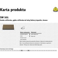 Klingspor gąbka szlifierska 123 x 96 x 12,5mm p120 sw501 von BRICOLINE