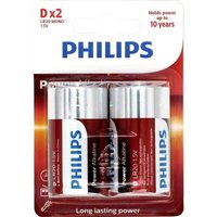 Philips Ultra LR20 Mono (D)-Batterie Alkali-Mangan 1.5 V 2 St. von BRICOLINE