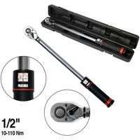 YATO Digitaler Drehmomentschlüssel Feinjustierung Wende Ratschenkopf +1/2" 10-110 Nm YT-07607 von BRICOLINE
