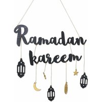 Briday - Wanddekoration zum Aufhängen mit der Aufschrift 'Ramadan kareem' Briday - Wanddekoration zum Aufhängen mit der Aufschrift 'Ramadan kareem' von BRIDAY