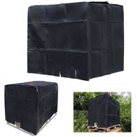 IBC Tankabdeckung 120x100x116cm 1000L - 210D Wasserdicht, Wassertankabdeckung/Tankschutzhülle von BRIDAY